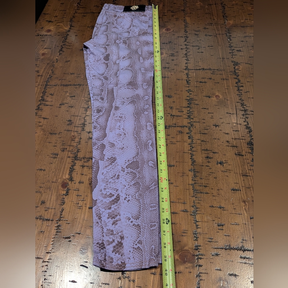 Versace 29W Python Snake Print Pants - Picture 12 of 14